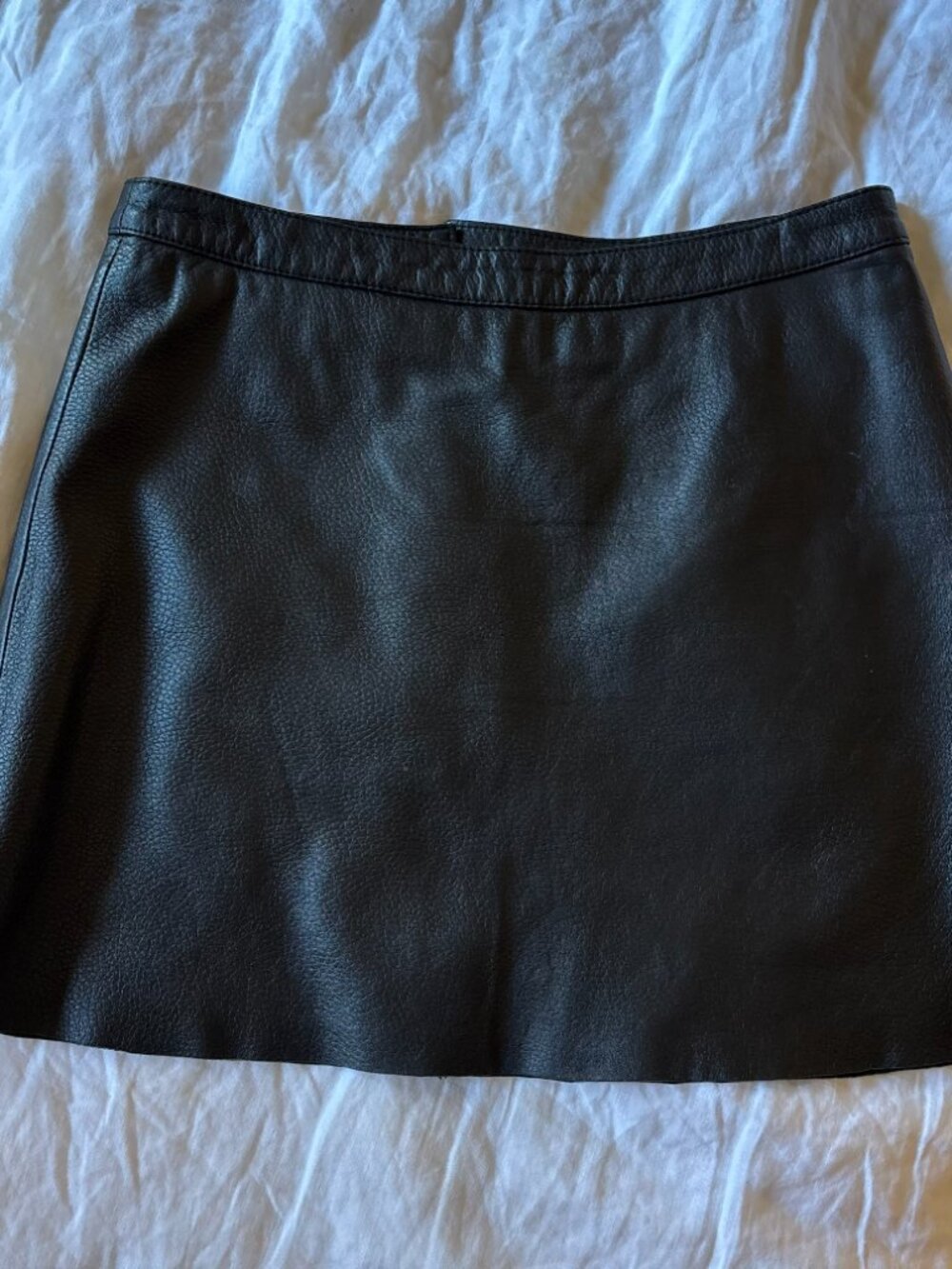 Zadig & Voltaire Jali Deluxe Lamb Leather Skirt Black Size FR38